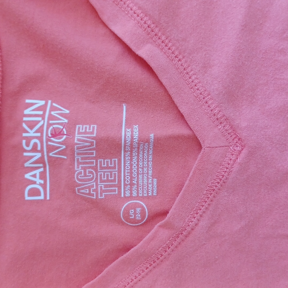 V-neck Danskin Active Tee
